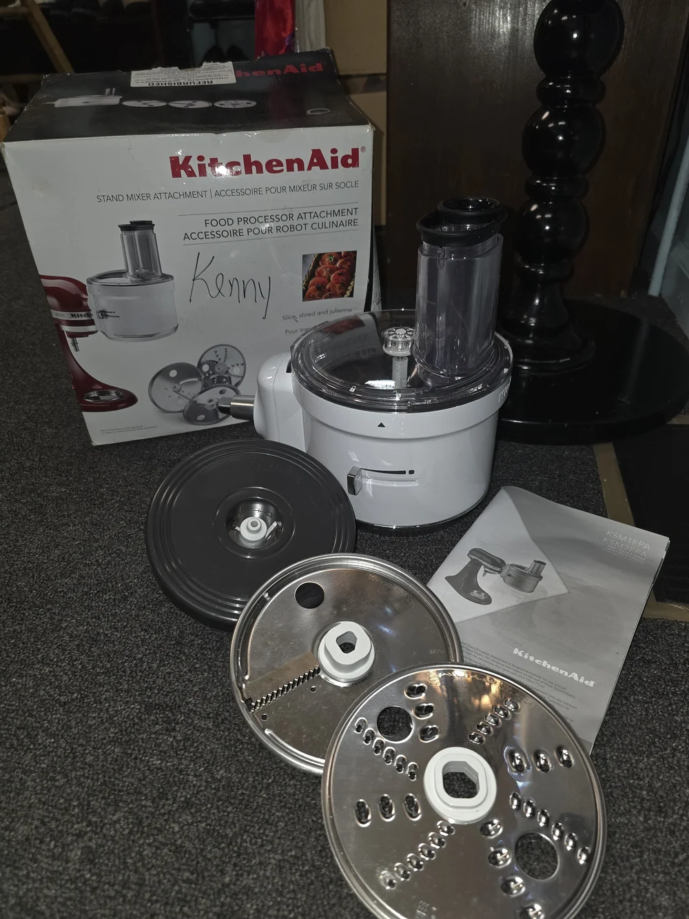 KitchenAid White Food Processor Attachment